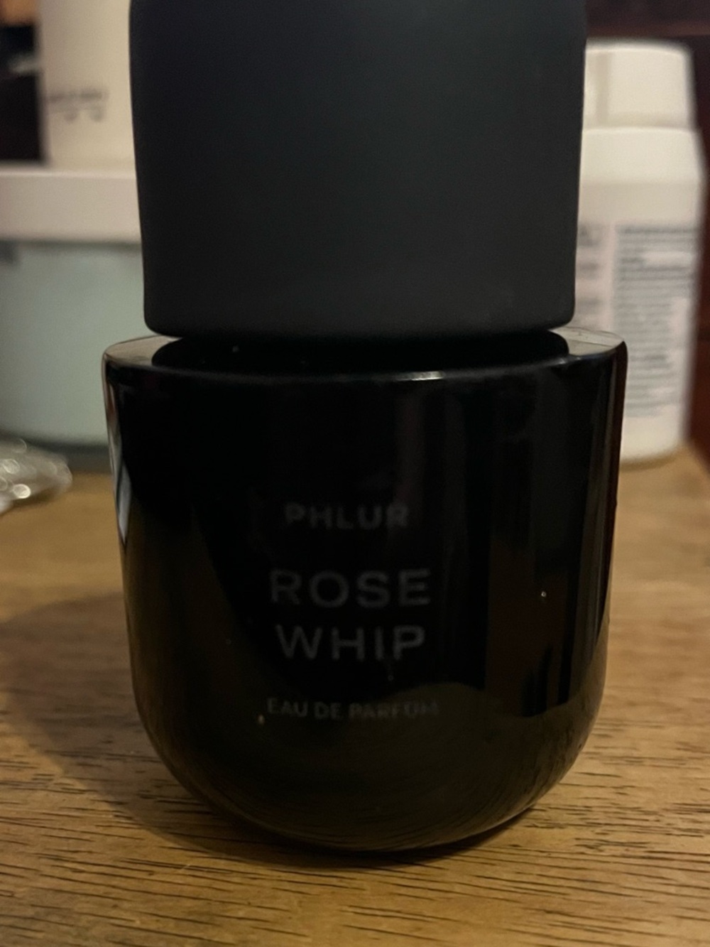 PHLUR Rose Whip Eau de Parfum — Black Bottle with Pink Accents